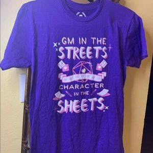 [SOLD] Purple DnD Roleplay T Shirt